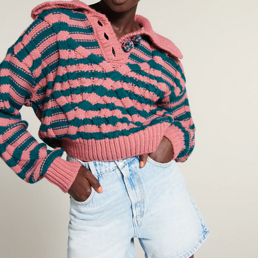 Ozzie Striped Knitted Sweater