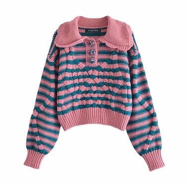 Ozzie Striped Knitted Sweater