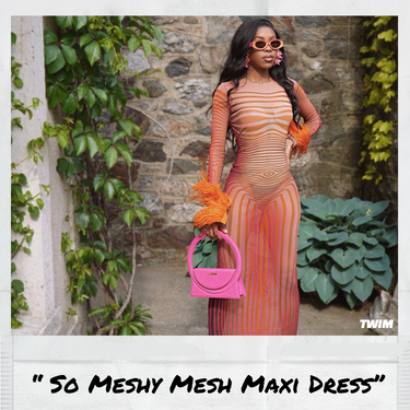 So Meshy Mesh Maxi Dress