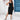 Essential Black Curvy + Backless Slit Strap Dress