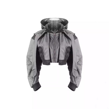 Graphite Varsity Jacket