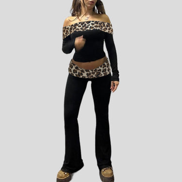 Sasha Leopard Two Piece Set