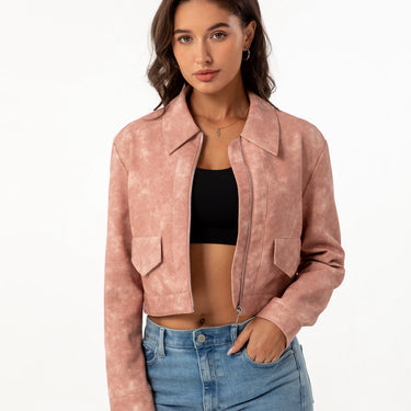 Isabelle Faux Leather Jacket