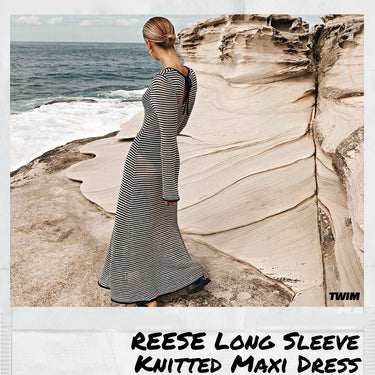 Reese Long Sleeve Knitted Maxi Dress