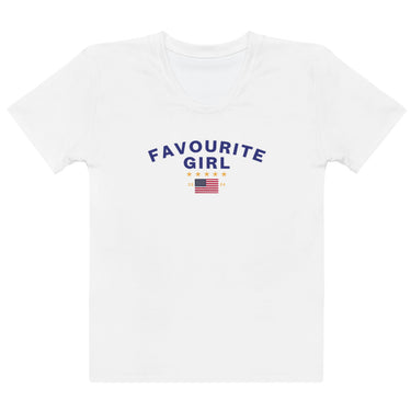 Personalized USA Favourite Girl T-shirt