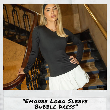 Emonee Long Sleeve Bubble Dress
