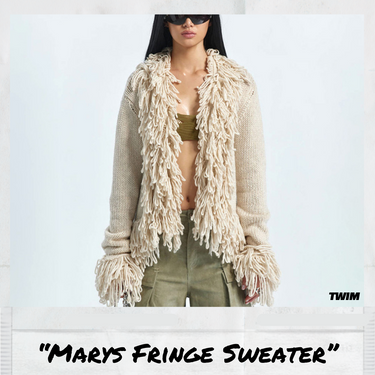 Marys Fringe Sweater